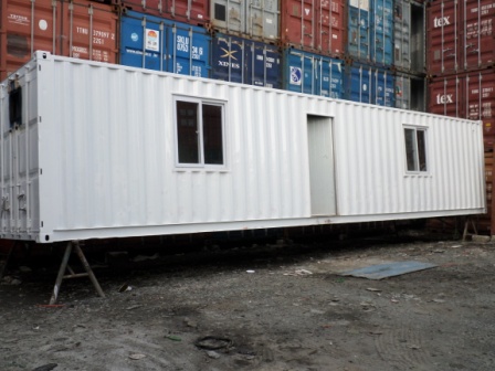 Fully Insulated Dry Container Office with EPS  Sandwich Panel 